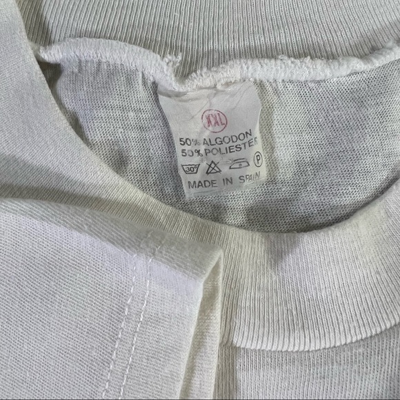 Desert Shield Spain 1990 Gulf War Military Vintage T Shirt Double Stitch - Picture 8 of 8